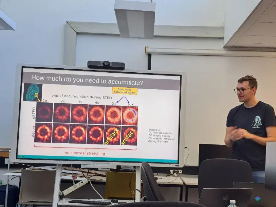 Advanced Imaging Workshop Presentation Using Huygens Software